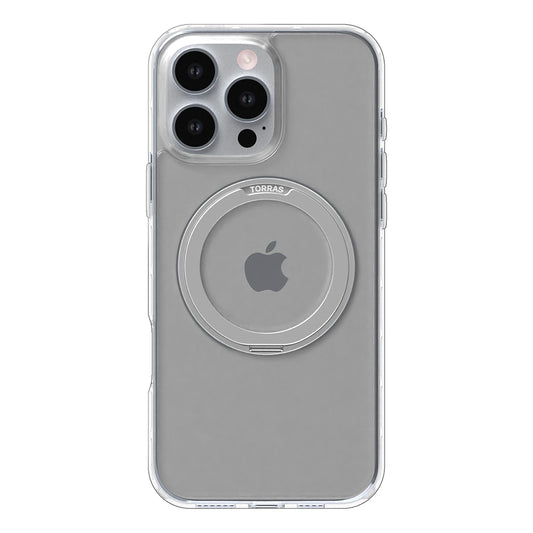 MagSafe Case for Apple iPhone 16 Pro Max, Torras, Ostand Pro, Transparent