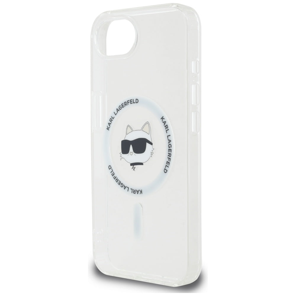 MagSafe Case for Apple iPhone 17e / 16e, Karl Lagerfeld, IML Choupette's Head, White
