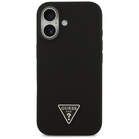MagSafe Case for Apple iPhone 17, Guess, Triangle Logo, Black