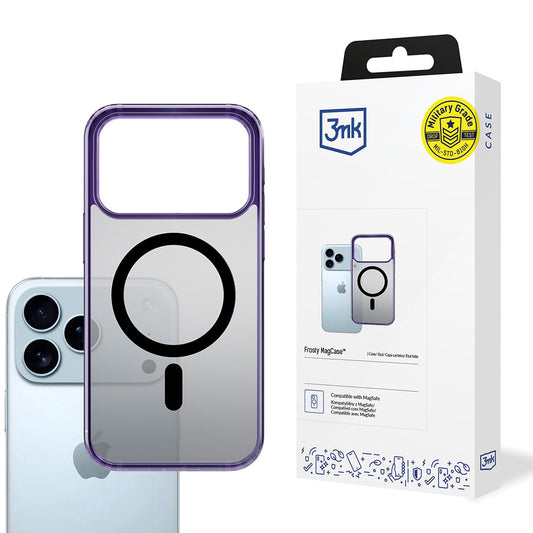 MagSafe Case for Apple iPhone 17 Pro Max, 3MK, Frosty MagCase, Purple