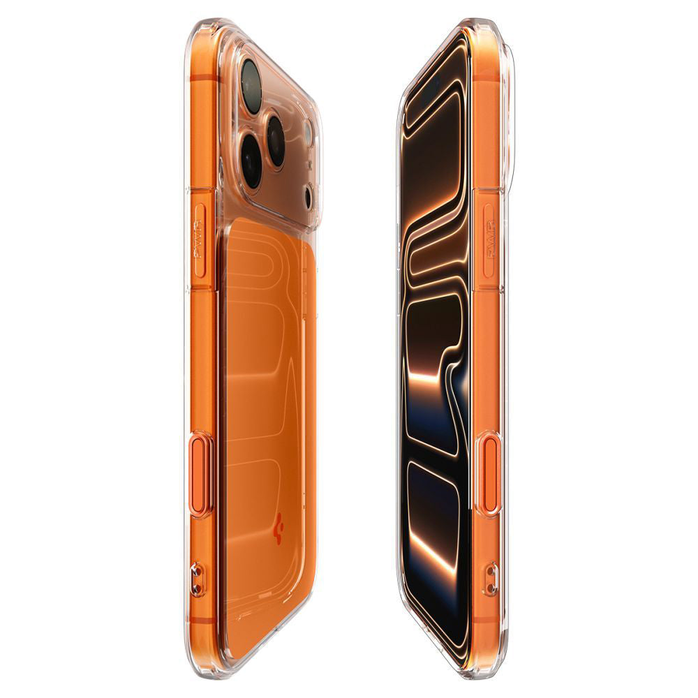 MagSafe Case for Apple iPhone 17 Pro Max, Spigen, Ultra Hybrid T, Orange ACS10474