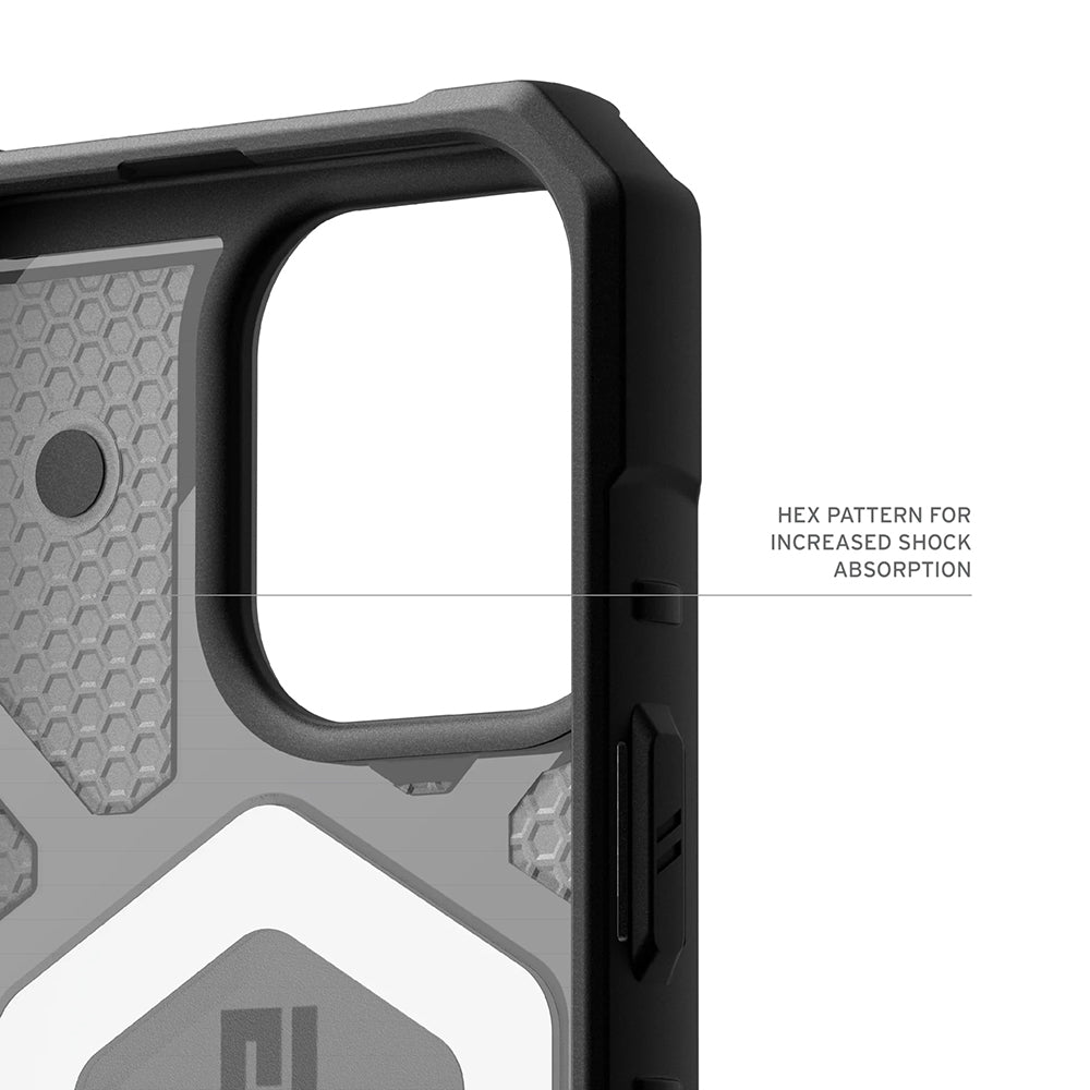 MagSafe Case for Apple iPhone 17 Pro Max, Urban Armor Gear, Pathfinder Clear, Grey