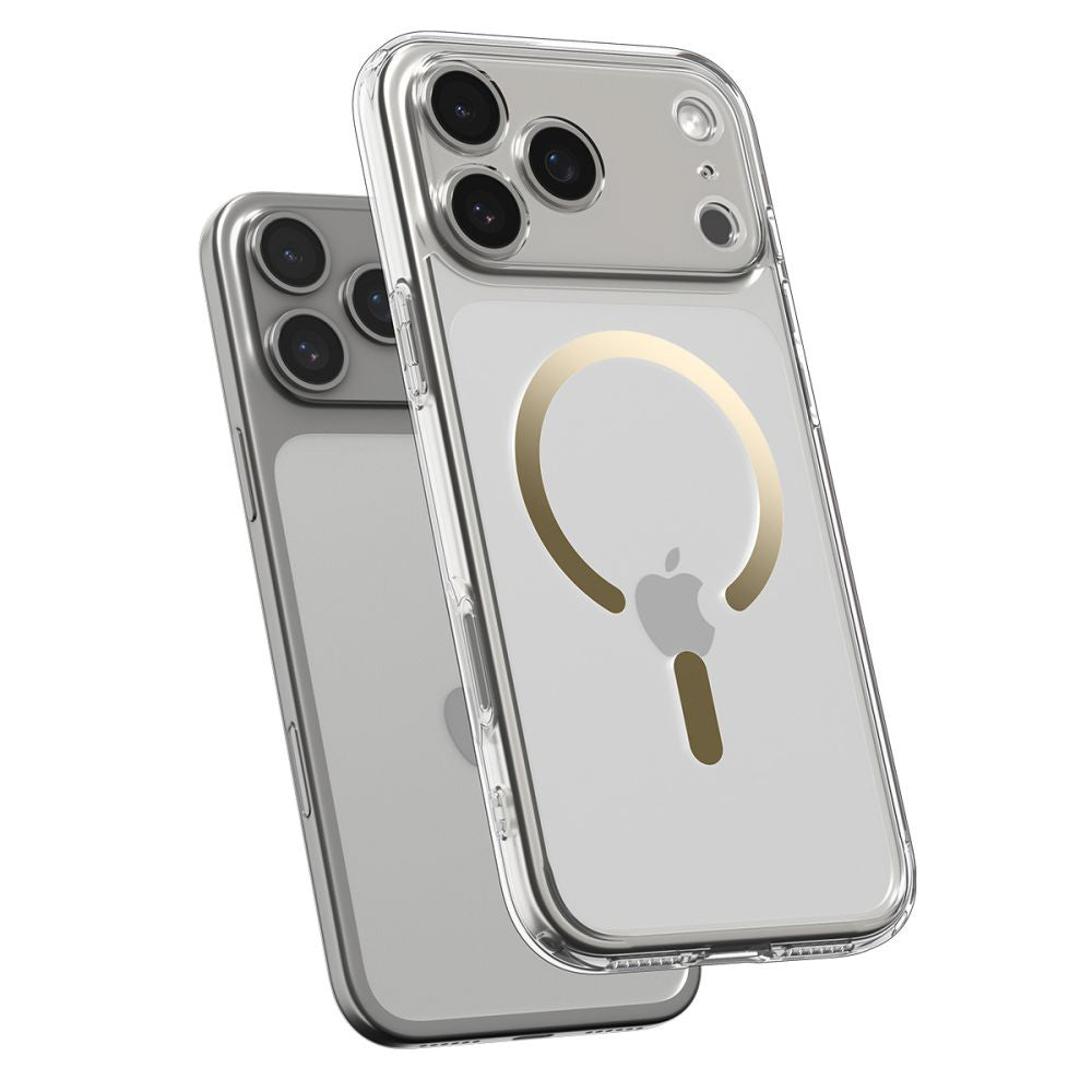 MagSafe Case for Apple iPhone 17 Pro, Spigen, Ultra Hybrid, Gold ACS10348
