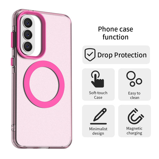 MagSafe Case for Samsung Galaxy A57 5G, Techsuit, CandyCase, Pink