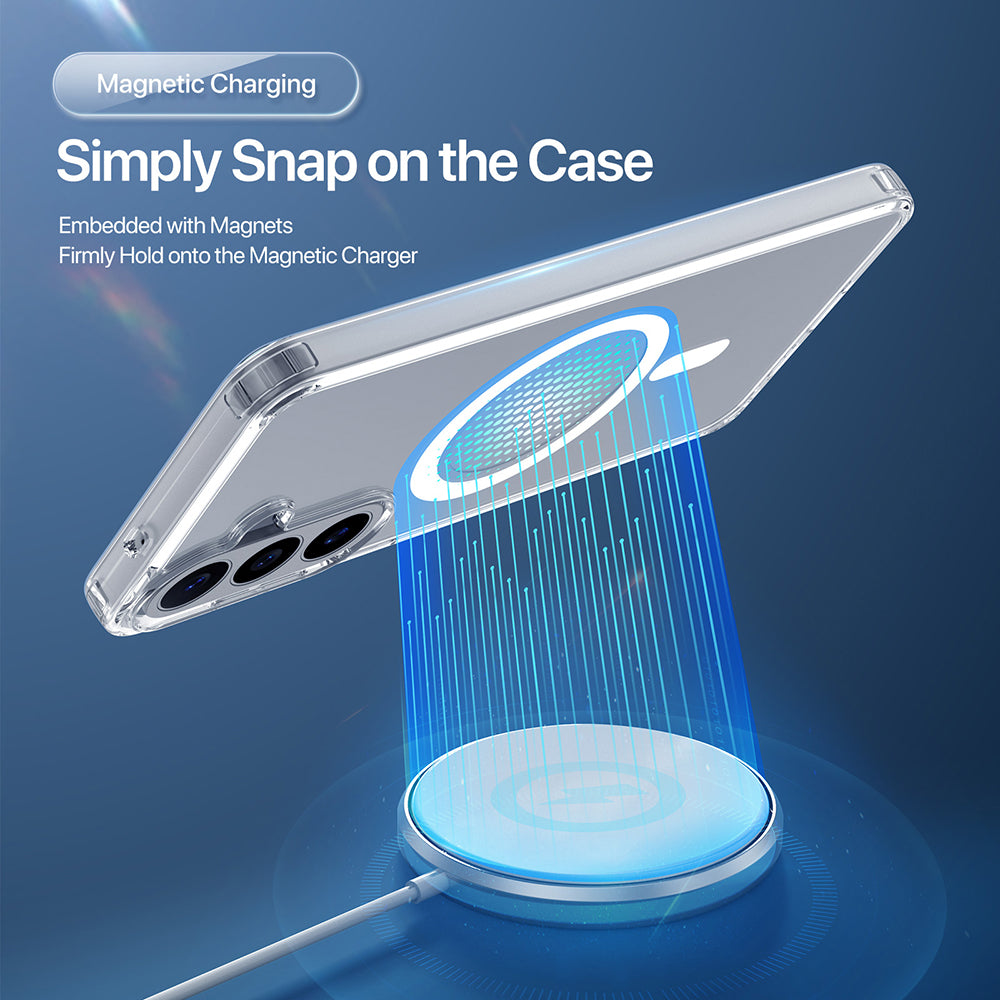 MagSafe Case for Samsung Galaxy S26 FE S741, DUX DUCIS, Clear, Transparent