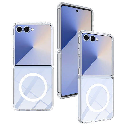 MagSafe Case for Samsung Galaxy Z Flip8 F776, Techsuit, Pro, Transparent