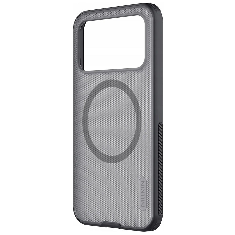 MagSafe Case for Xiaomi Poco F8 Pro, Nillkin, Super Shield Pro, Black Satin Transparent