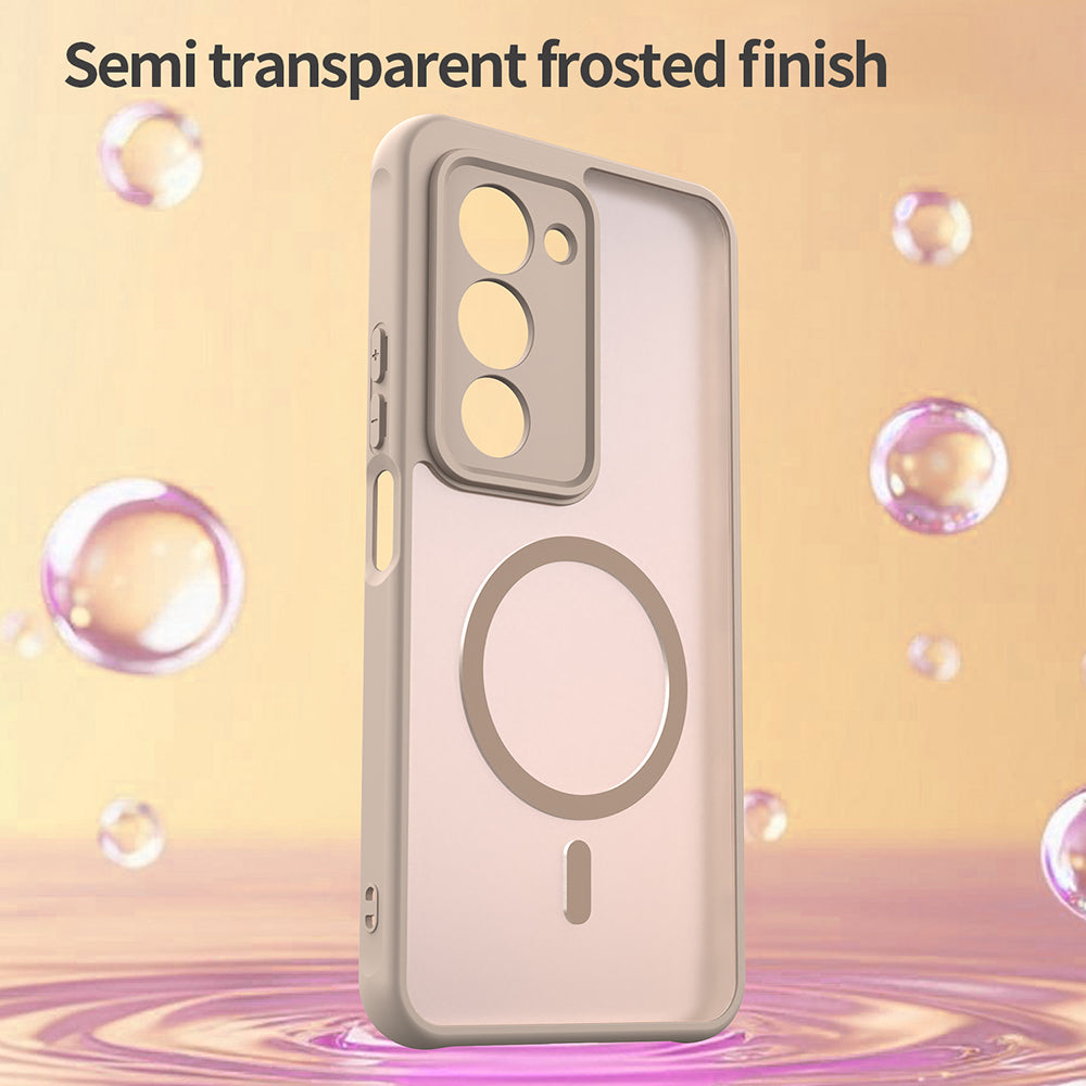 MagSafe Case for Xiaomi Redmi 15 5G / 15 4G, Techsuit, HaloFrost II, Gold