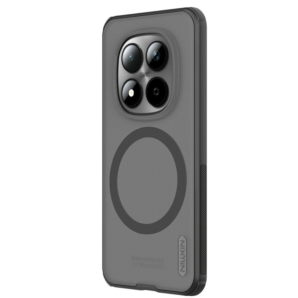 MagSafe Case for Xiaomi Redmi Note 15 Pro+ 5G, Nillkin, Super Shield Pro, Black Satin Transparent