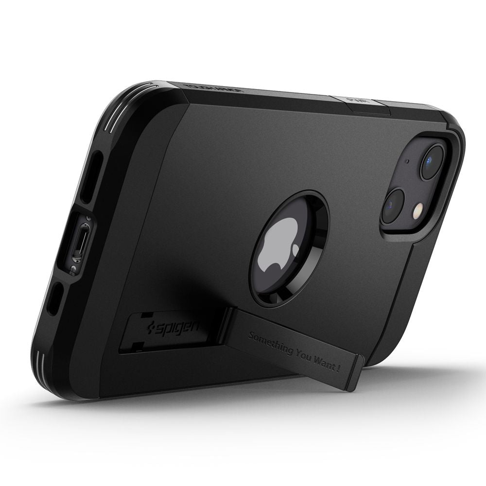 Case for Apple iPhone 13, Spigen, Tough Armor, Black ACS03539