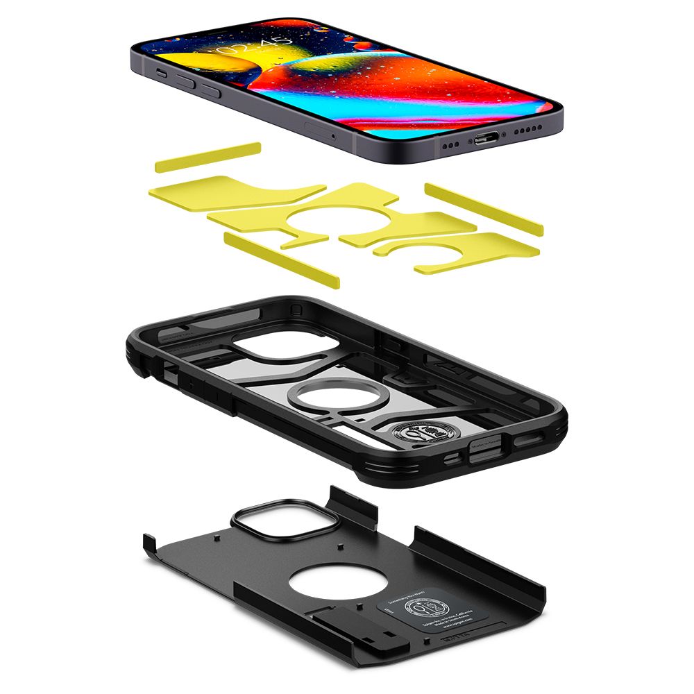 Case for Apple iPhone 13, Spigen, Tough Armor, Black ACS03539