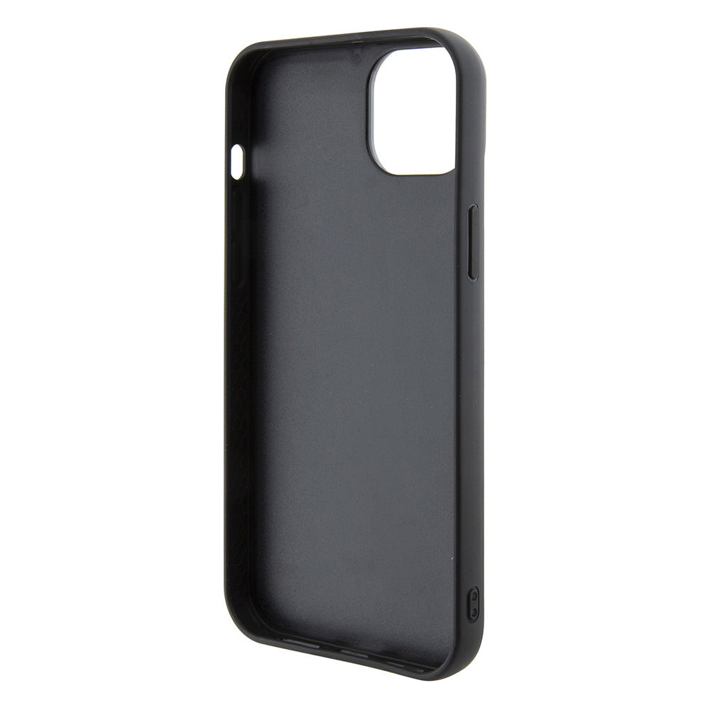 Case for Apple iPhone 15 Plus, Karl Lagerfeld, 3D Rubber Multi Logo, Black