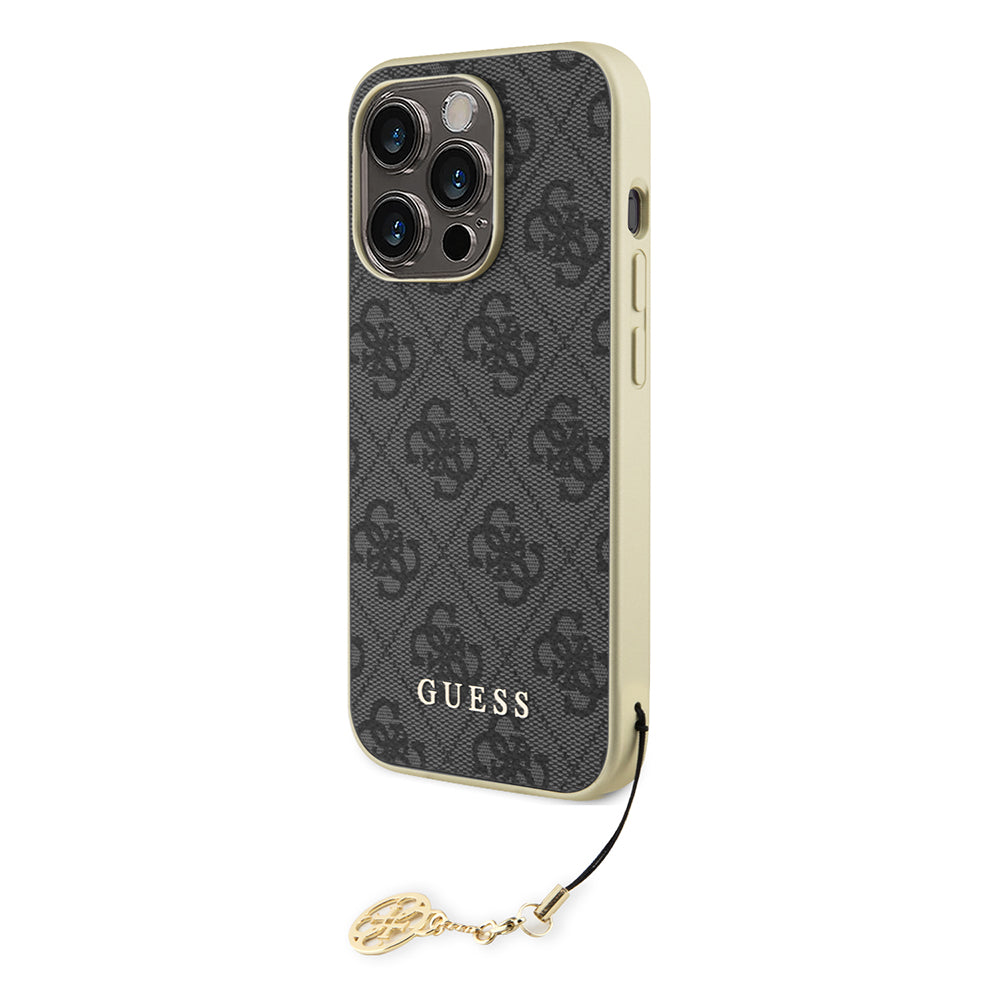Case for Apple iPhone 15 Pro, Guess, 4G Charm, Grey