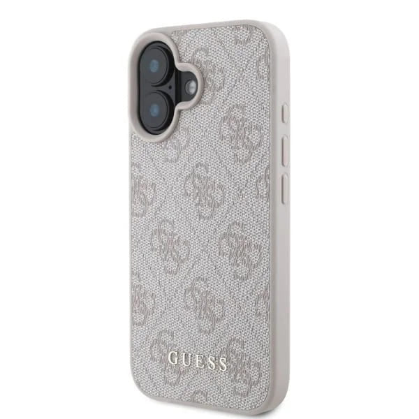 Case for Apple iPhone 16, Guess, 4G Classic, Pink