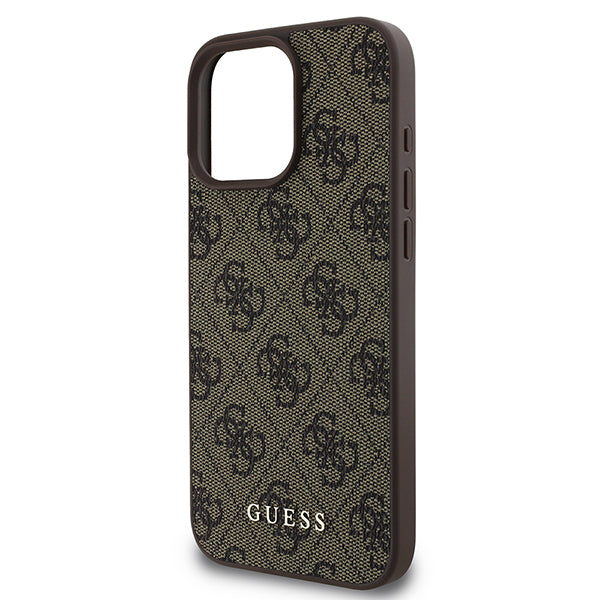 Case for Apple iPhone 16, Guess, 4G Classic, Pink