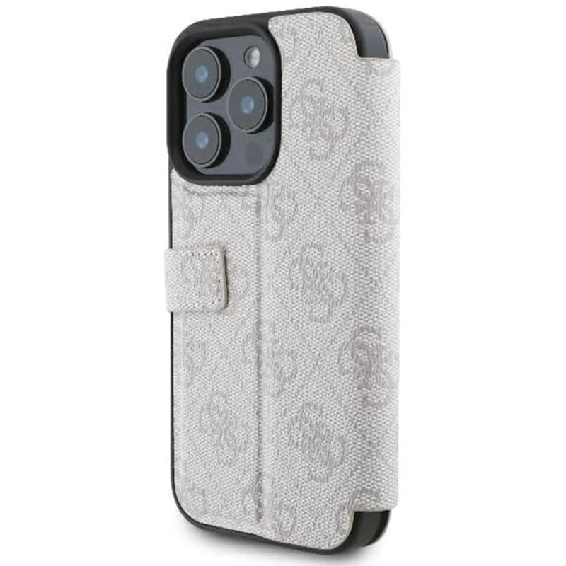 Case for Apple iPhone 16 Pro Max, Guess, 4G Book, Pink