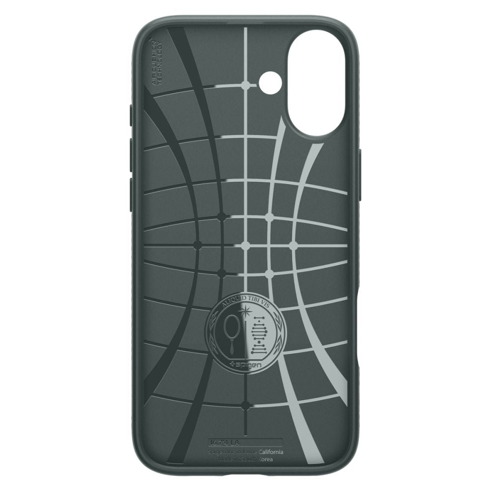 Case for Apple iPhone 16, Spigen, Liquid Air, Green ACS08196