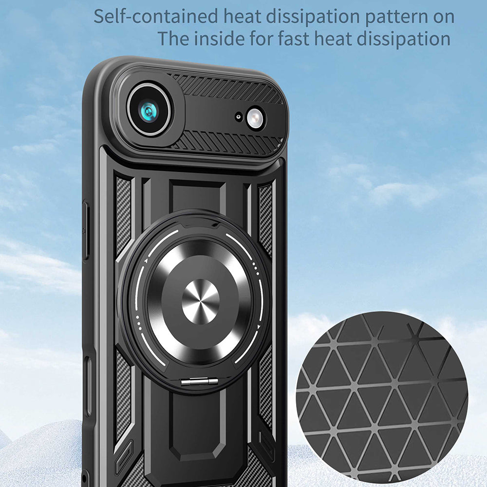 Case for Apple iPhone 17 Air, Techsuit, RuggedCam, Gray