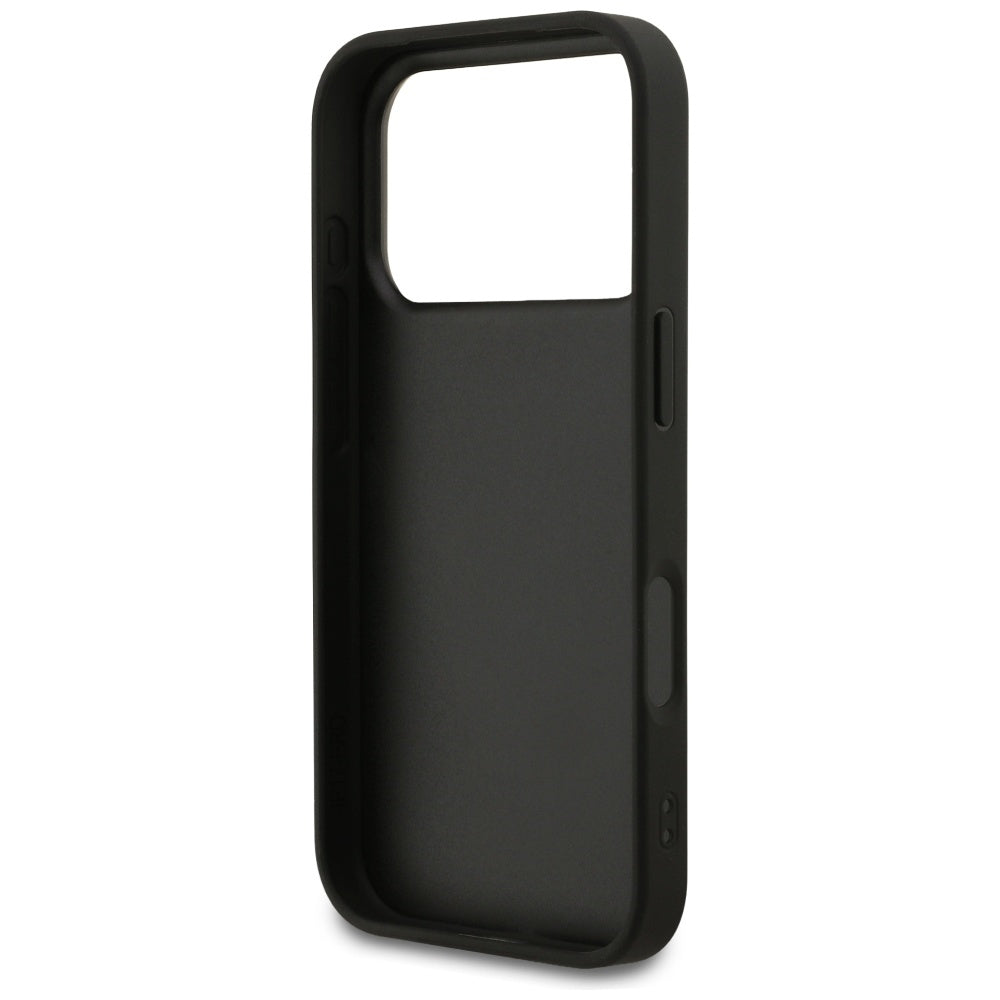 Case for Apple iPhone 17 Pro, Guess, 4G Classic, Black