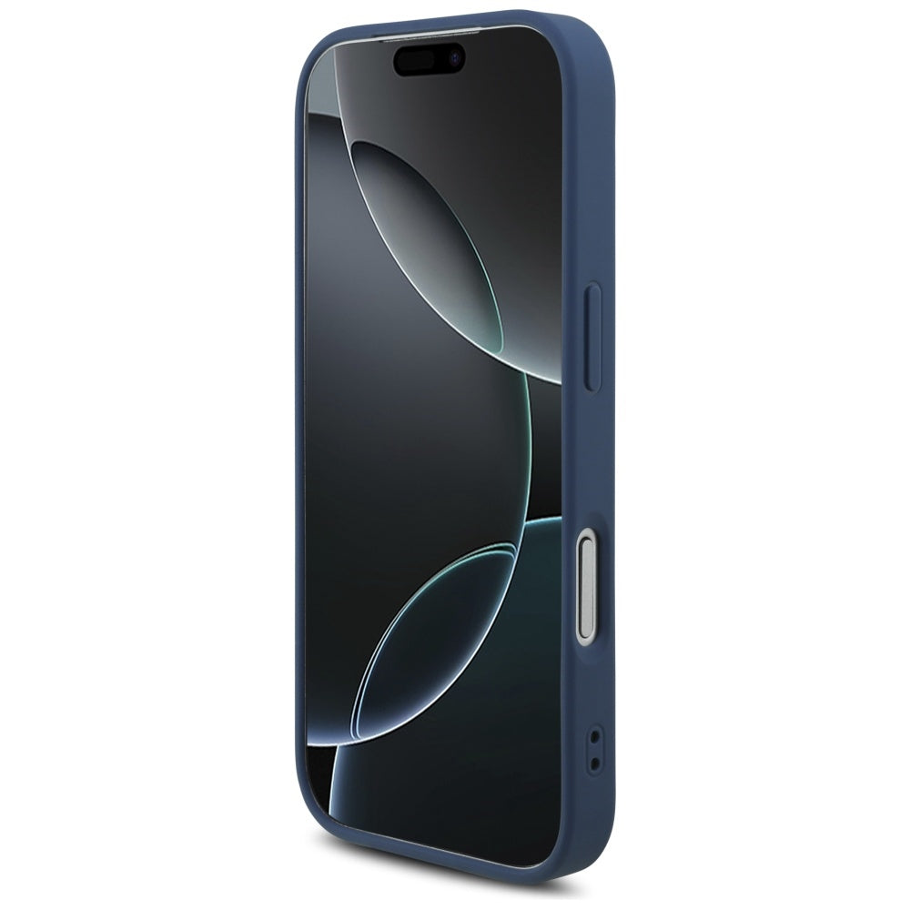 Case for Apple iPhone 17 Pro Max, Guess, 4G Big Logo, Blue