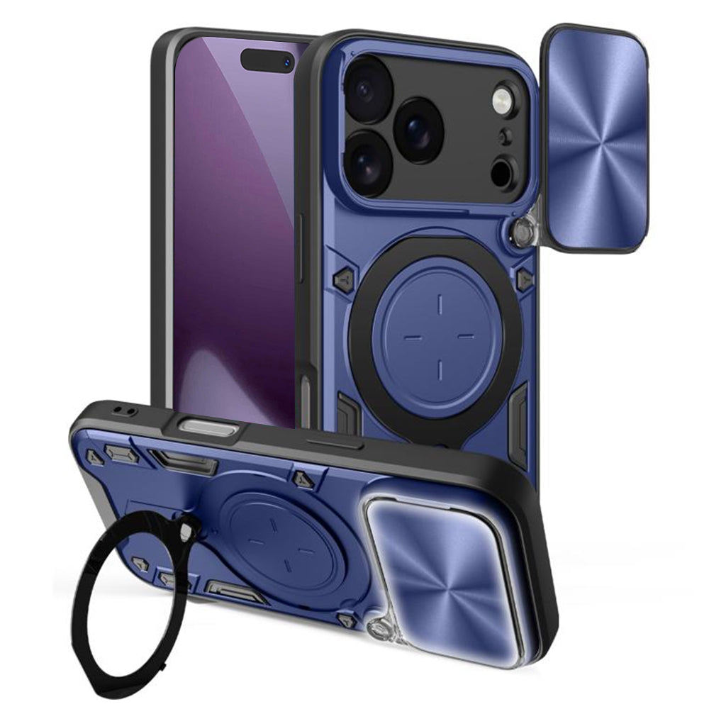 Case for Apple iPhone 17 Pro, Techsuit, CamGuard Pro, Blue