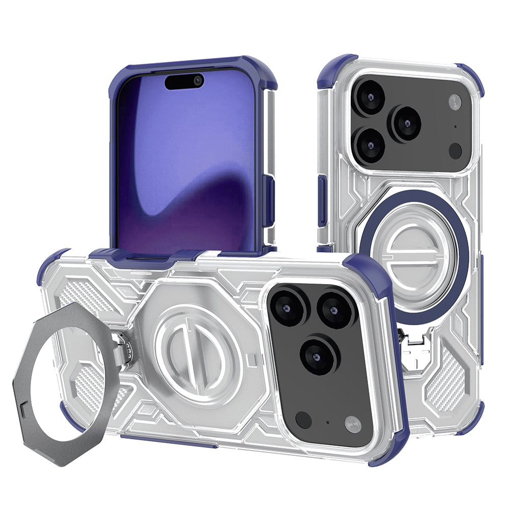 Case for Apple iPhone 17 Pro, Techsuit, Carbon Shield Pro, Blue