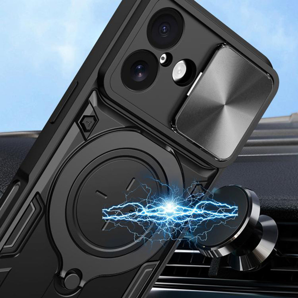 Case for Apple iPhone 17, Techsuit, CamGuard Pro, Black