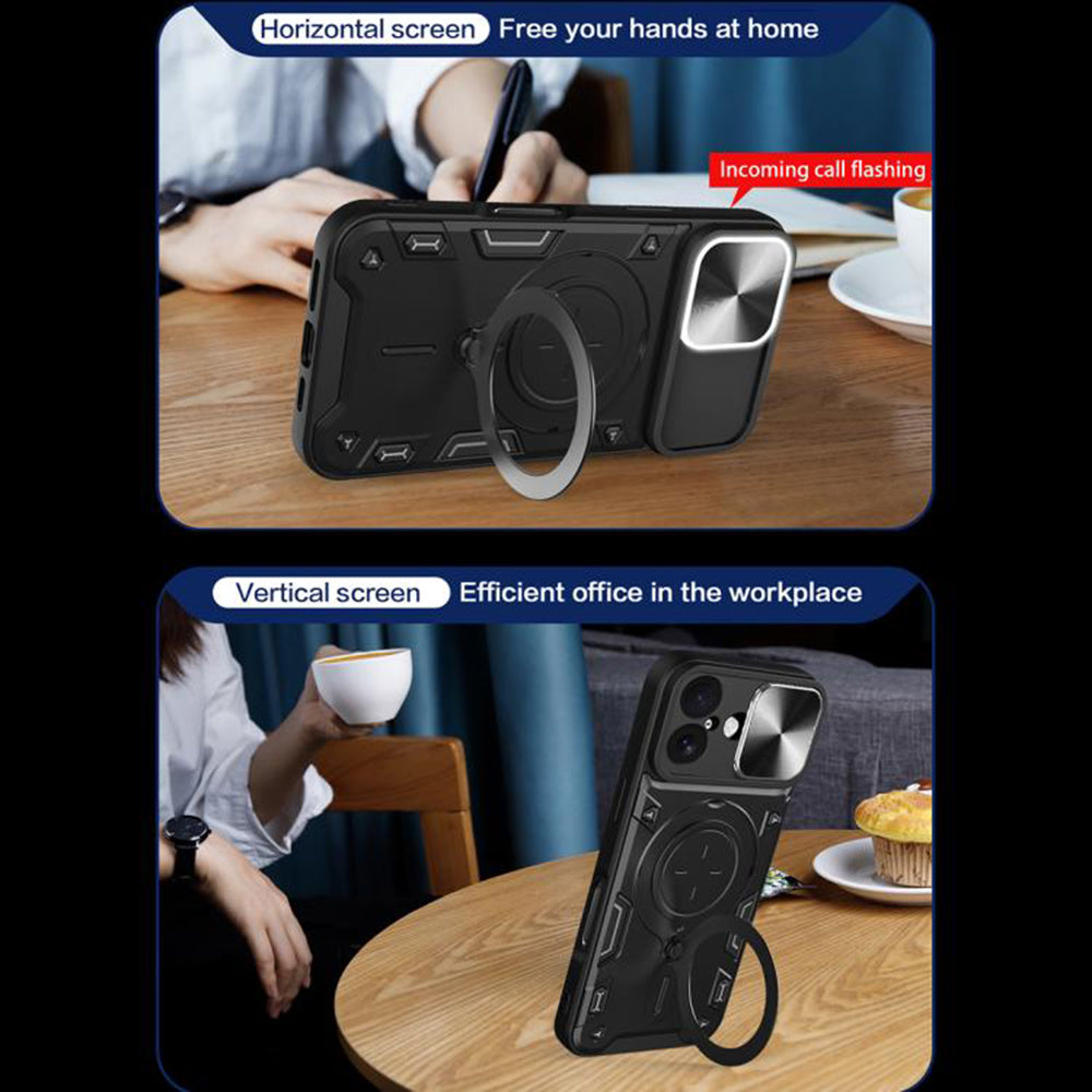 Case for Apple iPhone 17, Techsuit, CamGuard Pro, Black