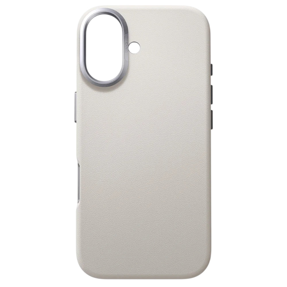 Case for Apple iPhone 17, UNIQ, Lyden Leatherette, Gray
