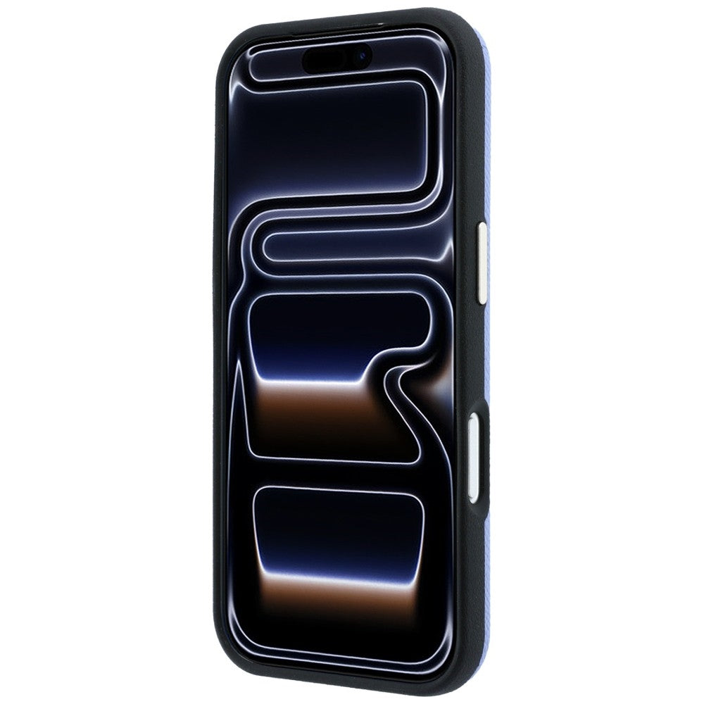 Case for Apple iPhone 18 Pro / 17 Pro, Guess, Grained Big Resin Logo, Blue