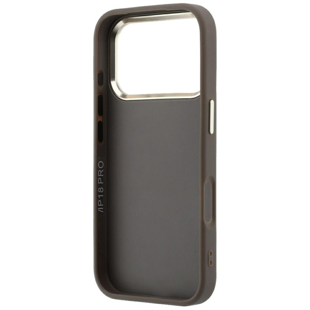 Case for Apple iPhone 18 Pro Max / 17 Pro Max, Guess, 4G Big Resin Logo, Brown
