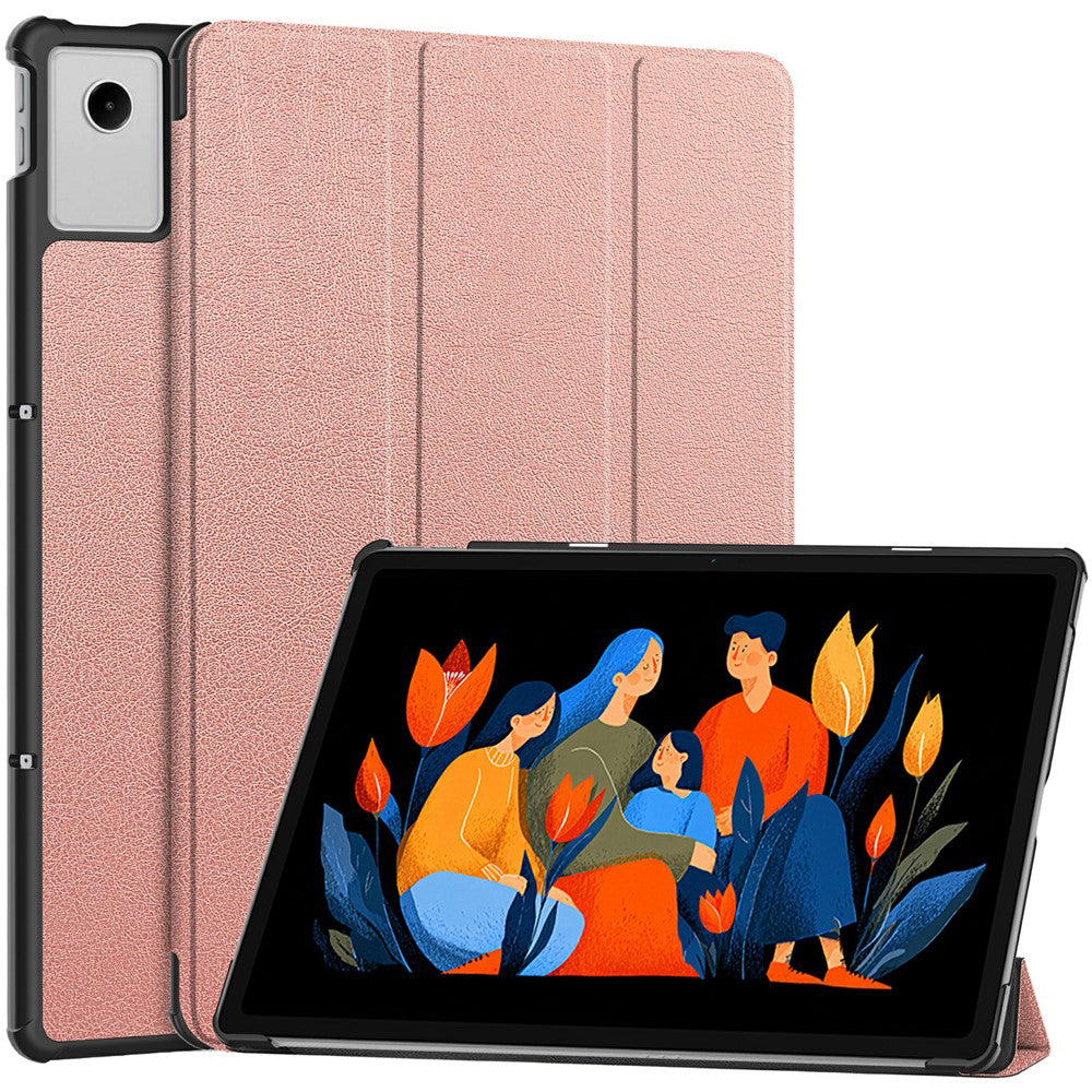 Case for Lenovo Idea Tab Plus, Techsuit, FoldPro, Rose Gold