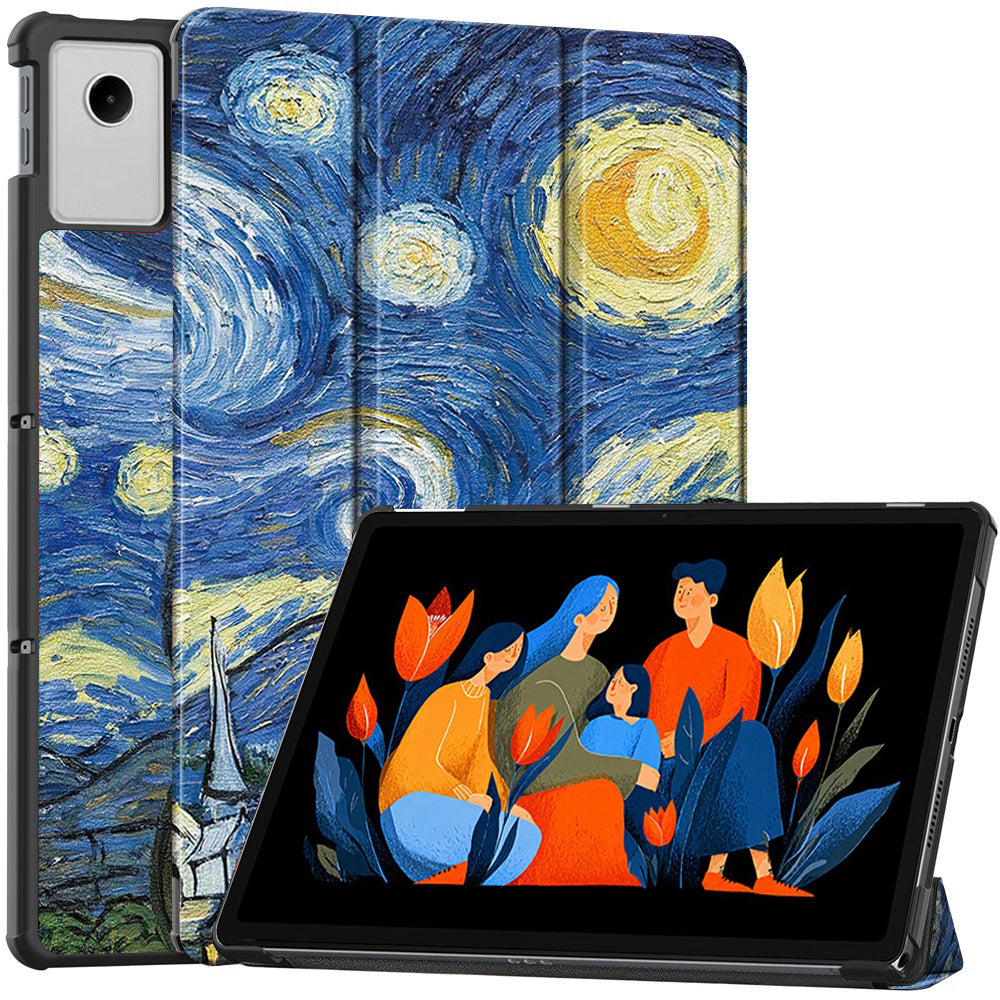 Case for Lenovo Idea Tab Plus, Techsuit, FoldPro Starry, Multicolor