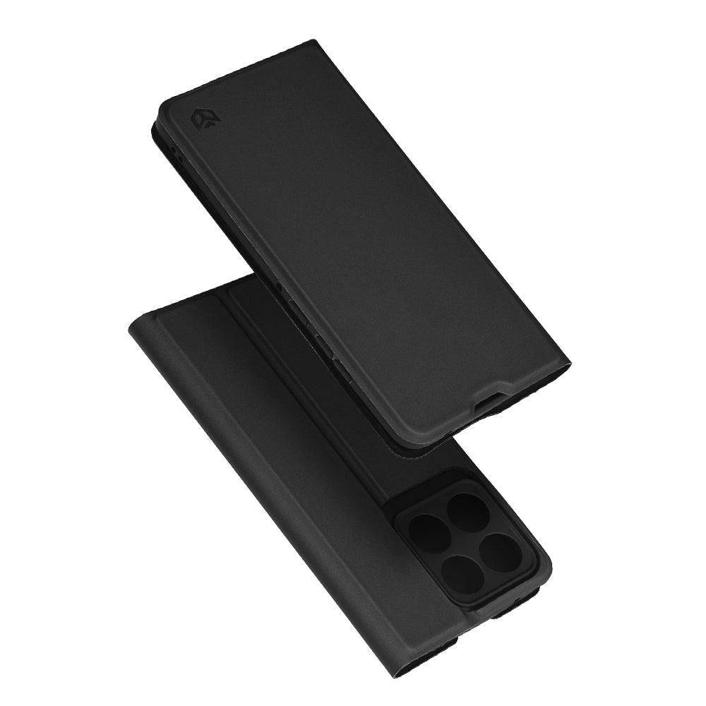 Case for Motorola Edge 70, Techsuit, Magskin Book, Black