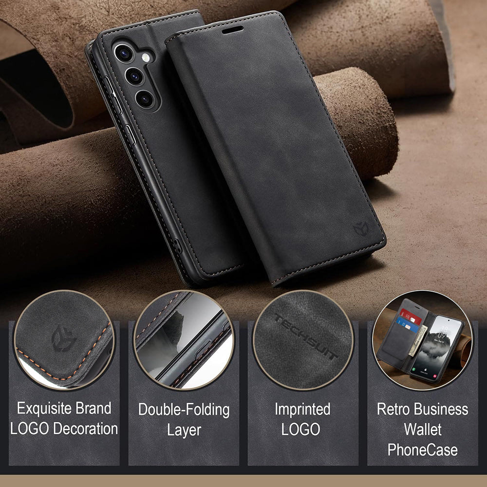 Case for Motorola Moto G67 Power / G57 Power, Techsuit, Confy, Black