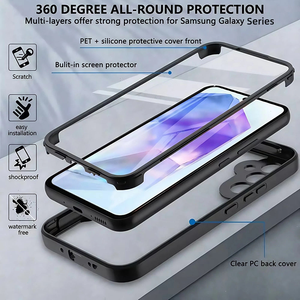 Case for Oppo Reno14, Techsuit, ColorVerse 360, Blue