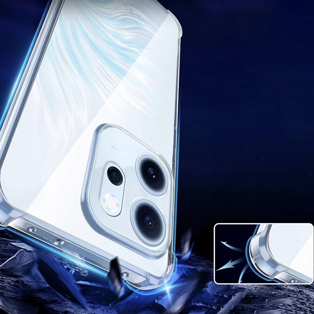 Case for Oppo Reno15 FS / Reno15 F, Techsuit, Shockproof Clear, Transparent