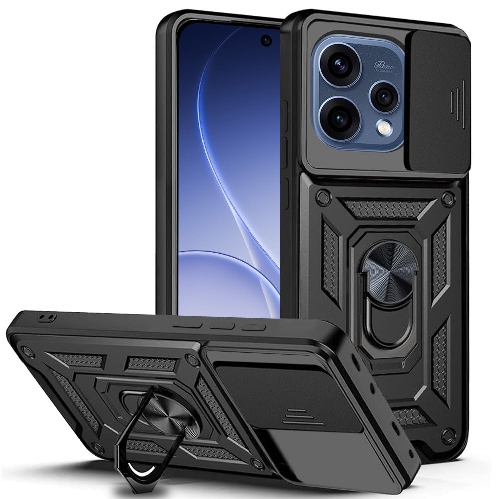 Case for Oppo Reno15, Techsuit, CamShield, Black