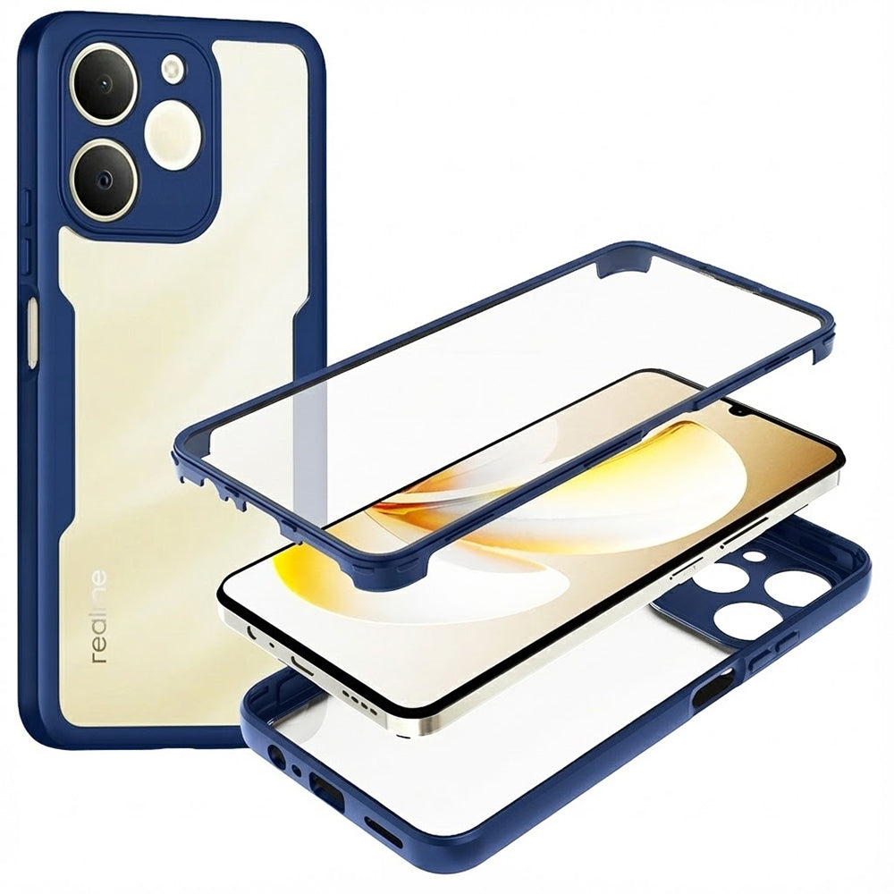 Case for Realme Note 70T, Techsuit, ColorVerse 360, Blue