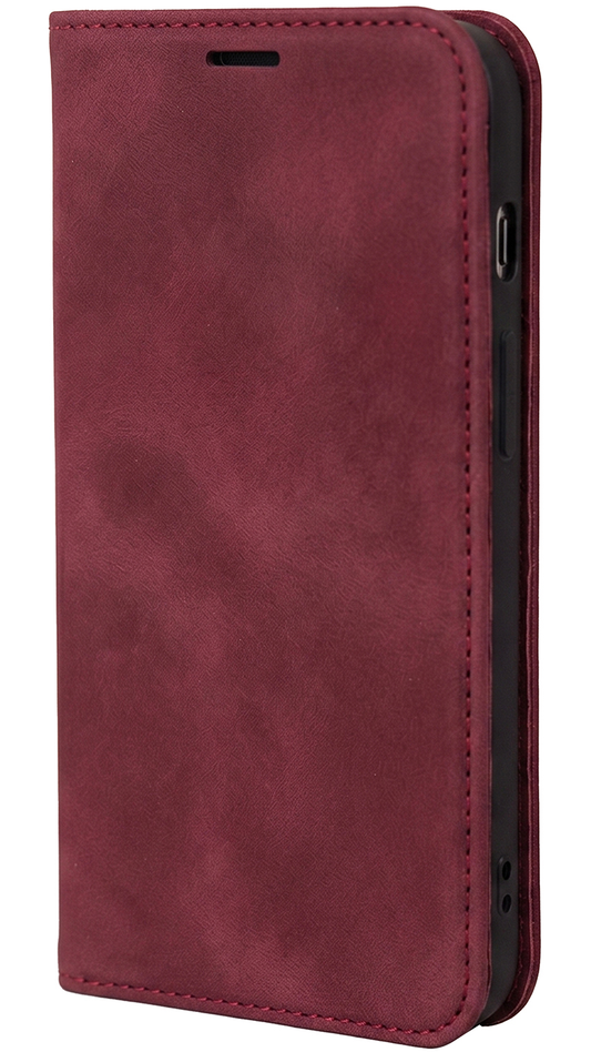 Case for Samsung Galaxy A18 5G A186 / A17 4G A175 / A17 5G A176 / A26 A266, OEM, Smart Suede, Burgundy