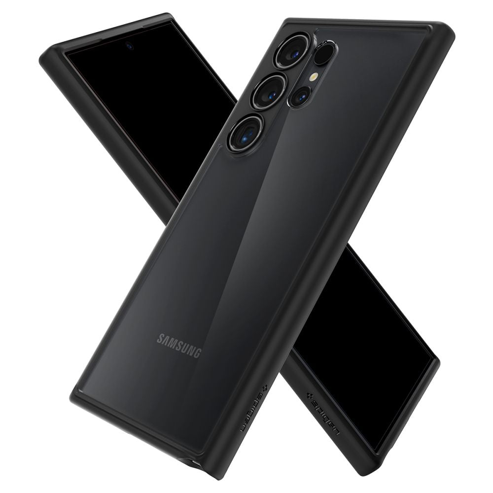 Case for Samsung Galaxy S24 Ultra S928, Spigen, Ultra Hybrid, Matte Black