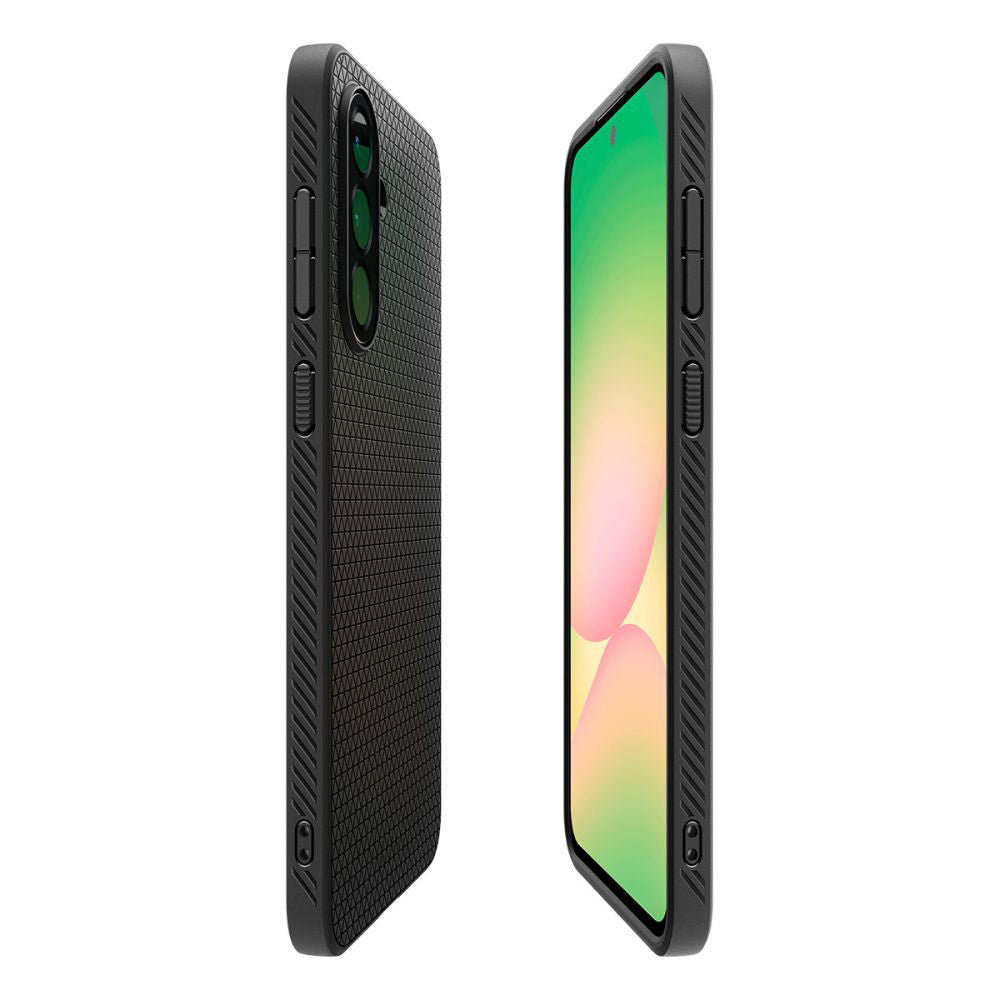 Case for Samsung Galaxy A56 A566, Spigen, Liquid Air, Matte Black ACS09291
