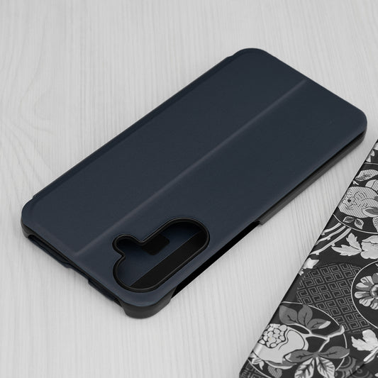 Case for Samsung Galaxy A56 A566, Techsuit, eFold, Dark Blue
