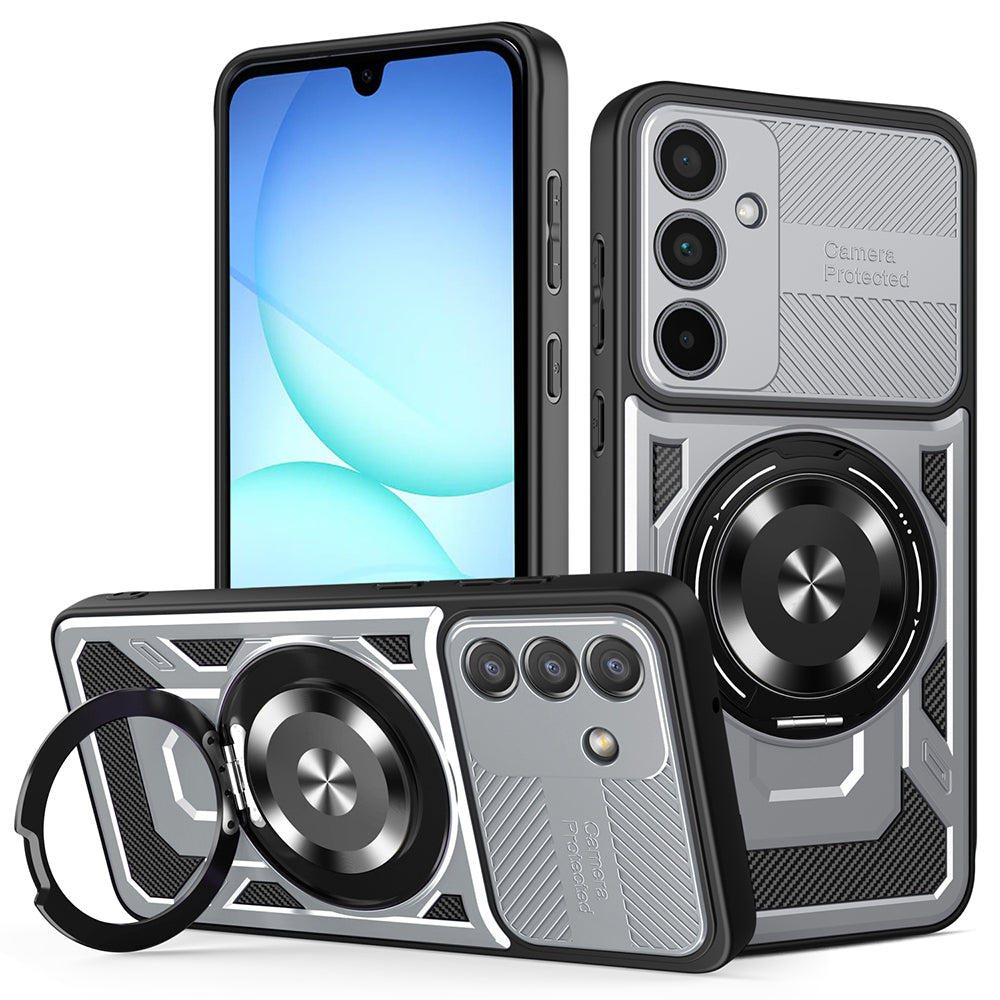 Case for Samsung Galaxy A57 5G, Techsuit, RuggedCam, Grey