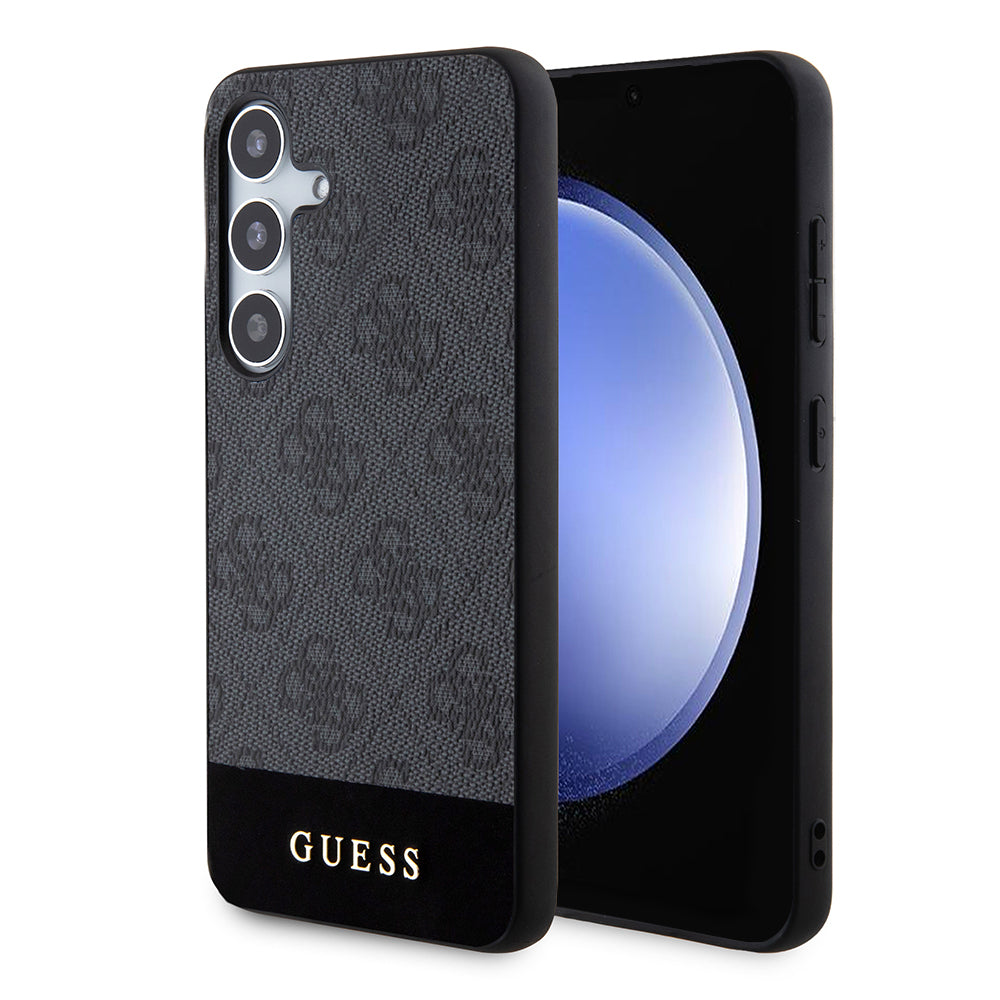 Case for Samsung Galaxy S24+ S926, Guess, 4G Stripe, Black