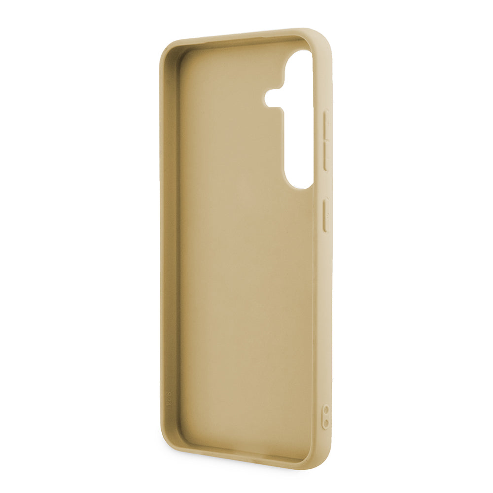 Case for Samsung Galaxy S24+ S926, Guess, Glitter Script, Gold