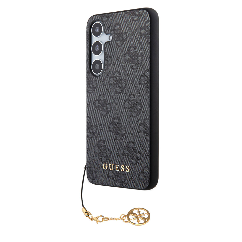 Case for Samsung Galaxy S24 S921, Guess, 4G Charm, Black