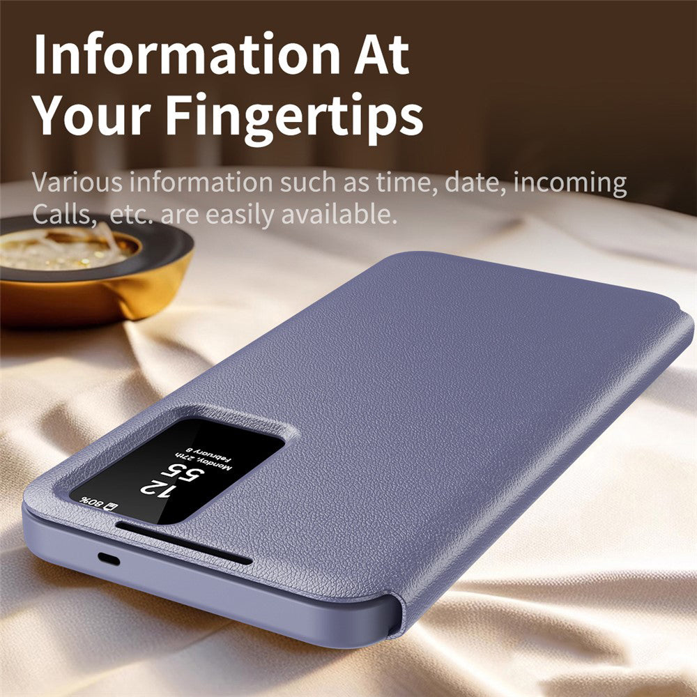 Case for Samsung Galaxy S26 S942, Techsuit, SmartView, Purple