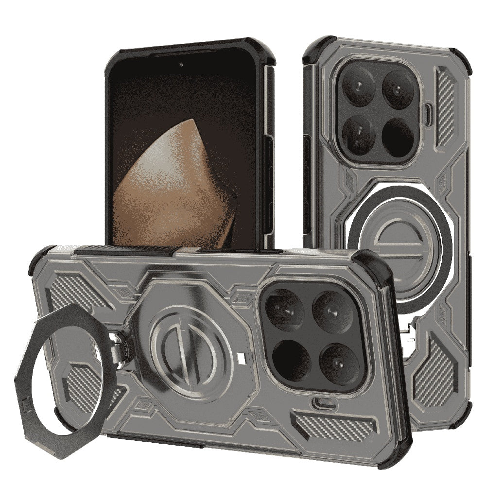 Case for Xiaomi 15T Pro, Techsuit, Carbon Shield Pro, Smoke