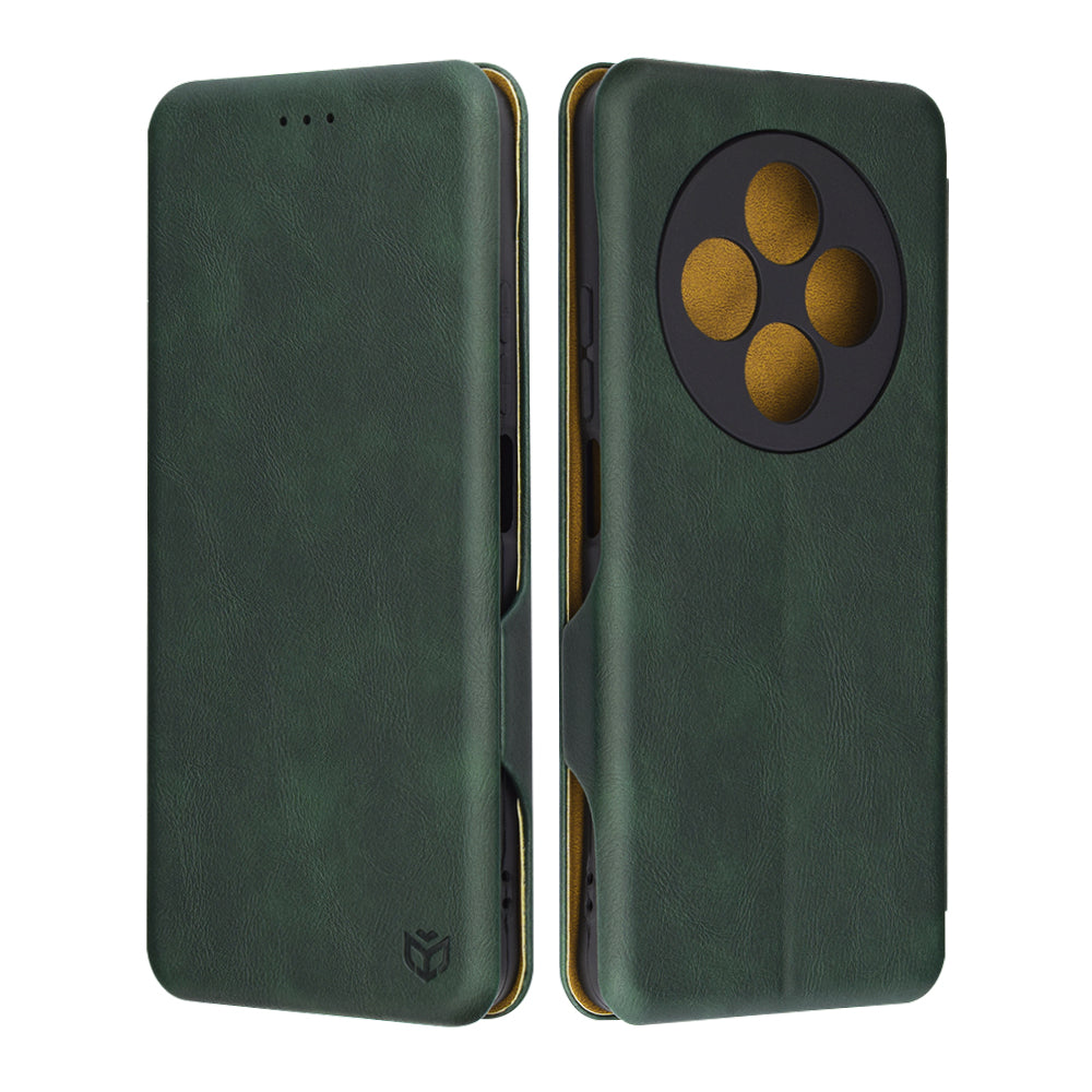 Case for Xiaomi Poco C75 / Redmi 14C, Techsuit, Safe Wallet Plus, Green